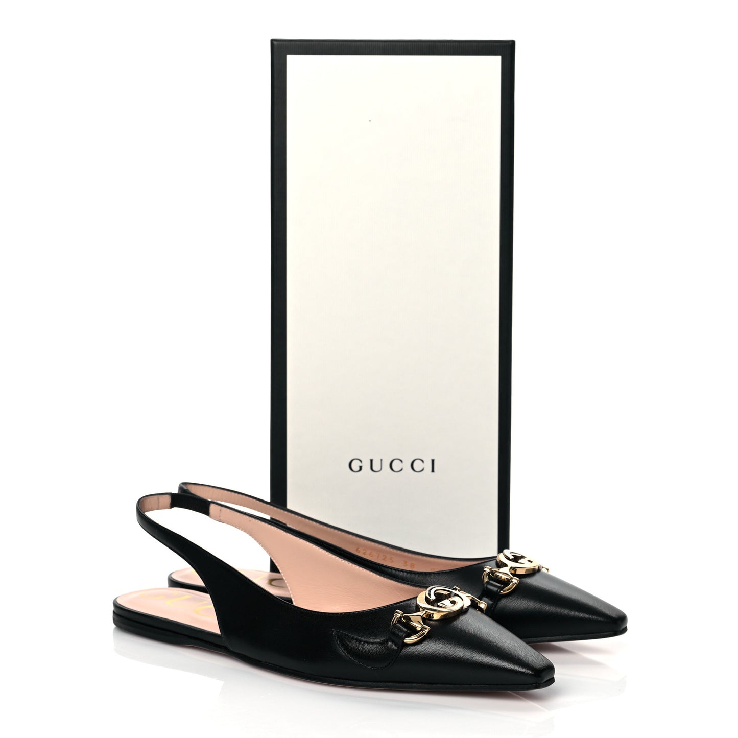 Malaga Kid Nappa Zumi Slingback Flats 38 Black