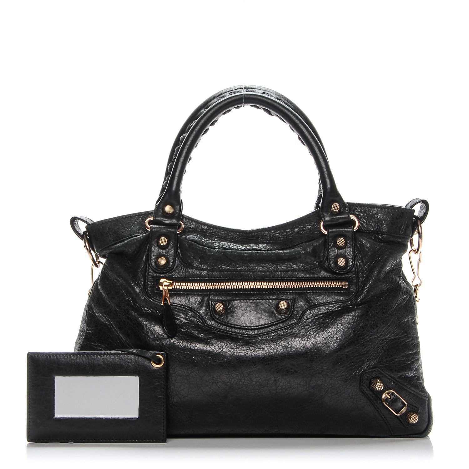 Balenciaga Agneau Giant 12 Rose Gold Hardware Town Black 1 of 15