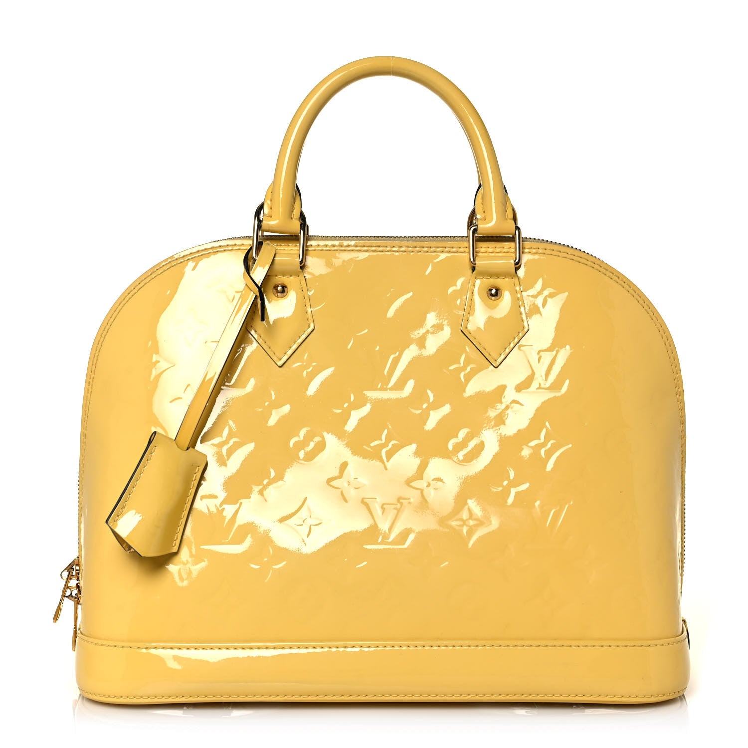 Louis Vuitton Vernis Alma MM Citrine 1 of 14