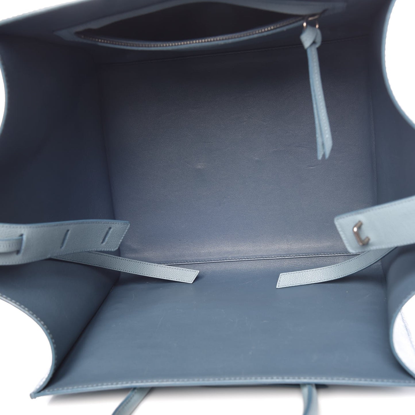 Grained Calfskin Medium Phantom Luggage Sky Blue