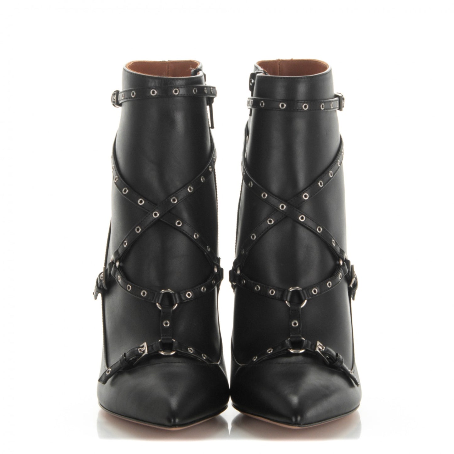 Nappa Love Latch 100mm Ankle Boots 38 Black