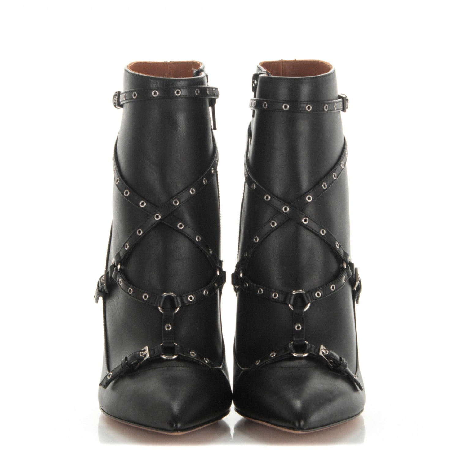Valentino Garavani Nappa Love Latch 100mm Ankle Boots 38 Black 2 of 7