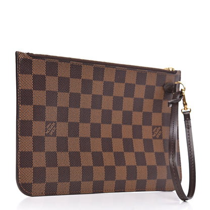 Louis Vuitton Damier Ebene Neverfull MM GM Pochette 3 of 8