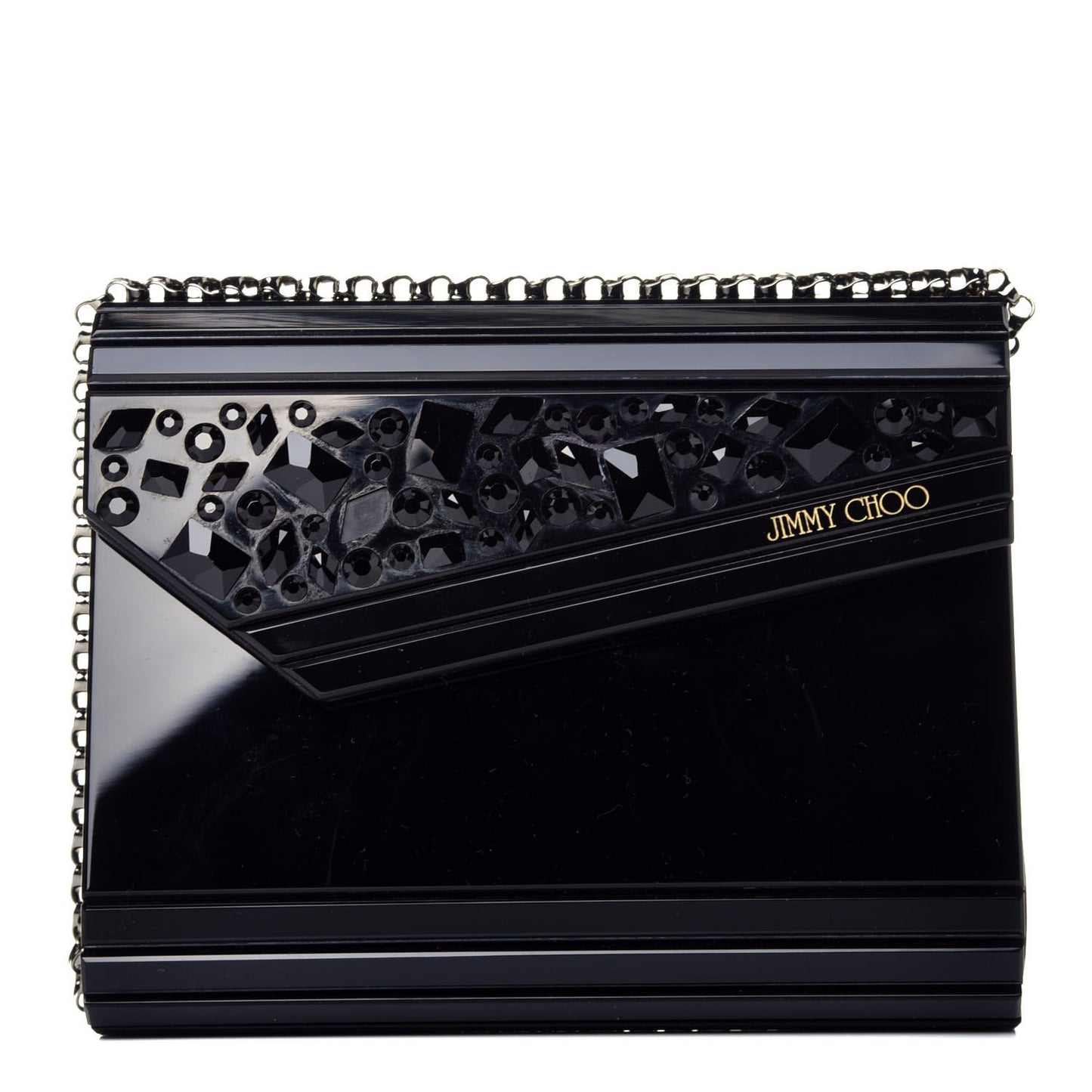 Acrylic Candy Clutch Black