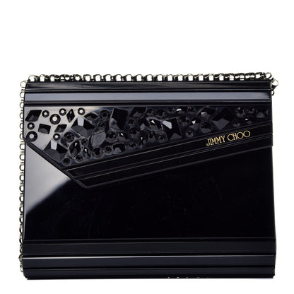 Jimmy Choo Acrylic Candy Clutch Black 1 of 8