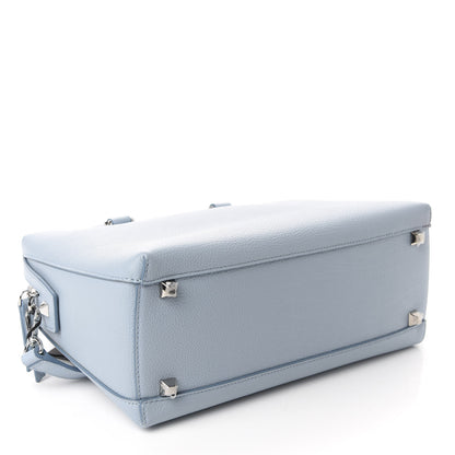 MCM Grained Calfskin Medium Ella Boston Sky Blue 4 of 10