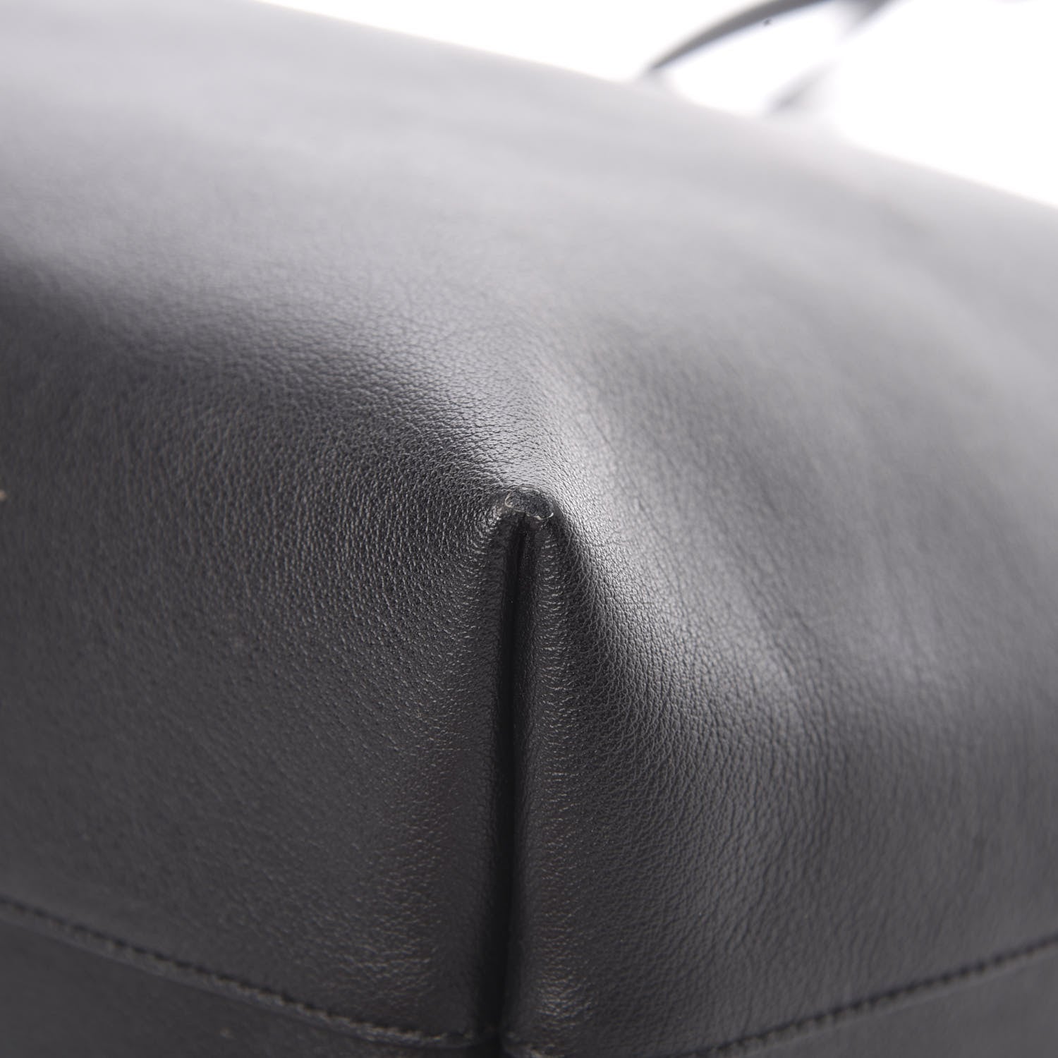 Saint Laurent Calfskin Large Shopping Tote Black 11 of 18