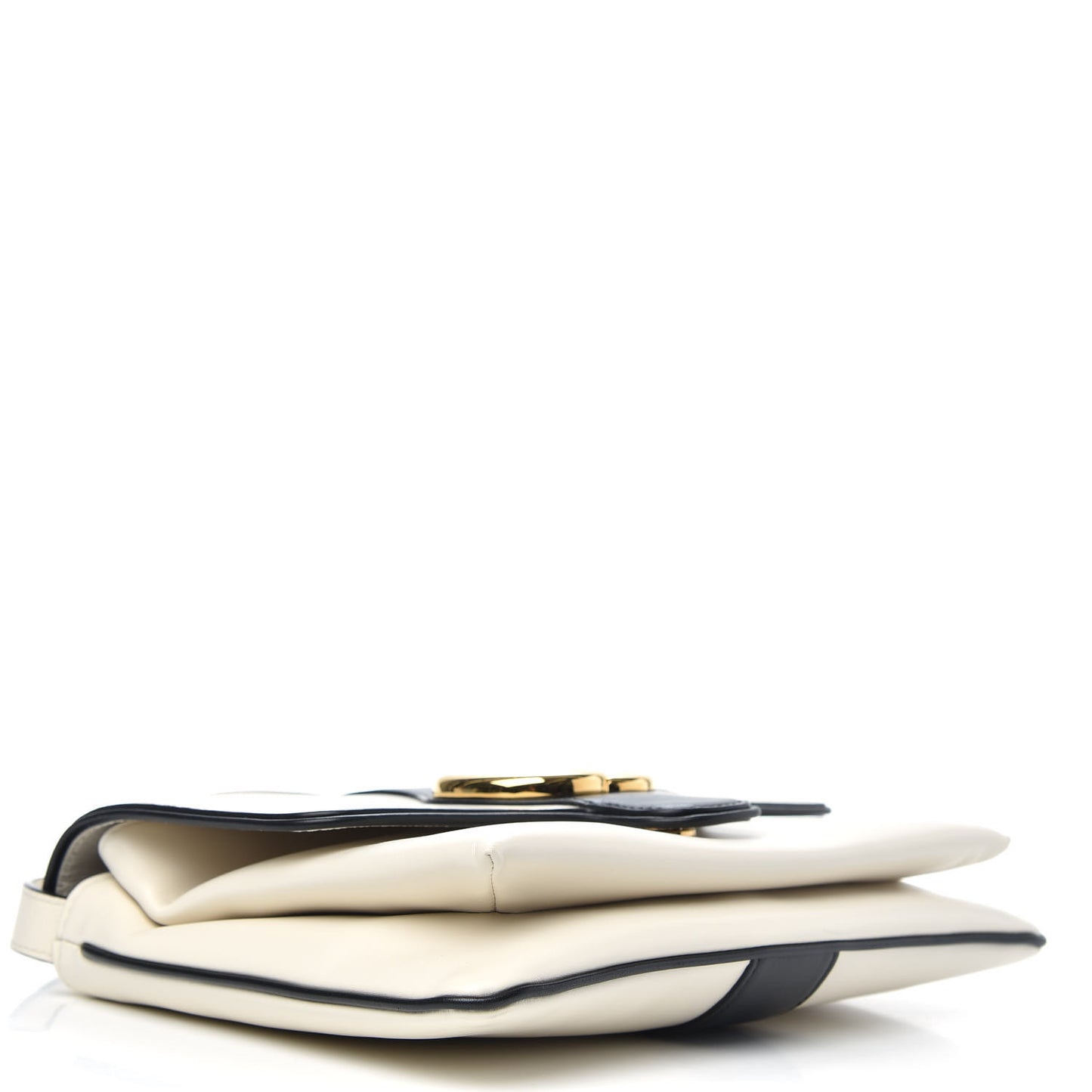 Calfskin Medium Arli Flap Shoulder Bag White