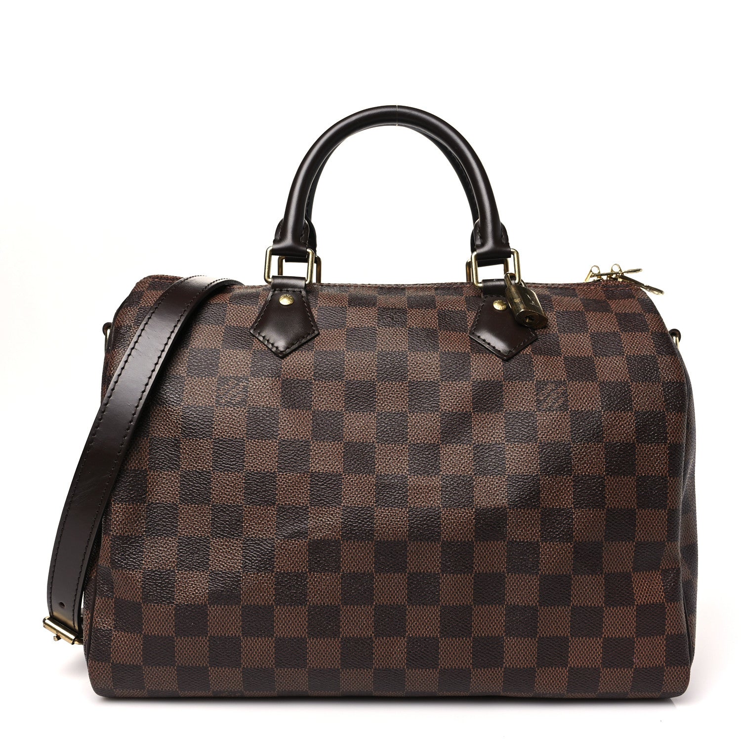 Louis Vuitton Damier Ebene Speedy Bandouliere 30 1 of 11