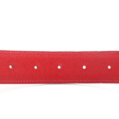 Hermes Swift Epsom 32mm H Belt 90 Rouge H Rouge Casaque 5 of 5