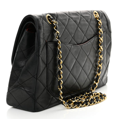 Chanel Lambskin Quilted Small Double Flap Black 3 of 13