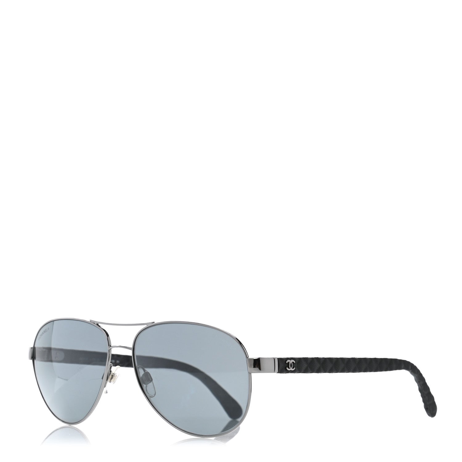 Chanel Pilot Summer Aviator Sunglasses 4204-Q Black 1 of 14