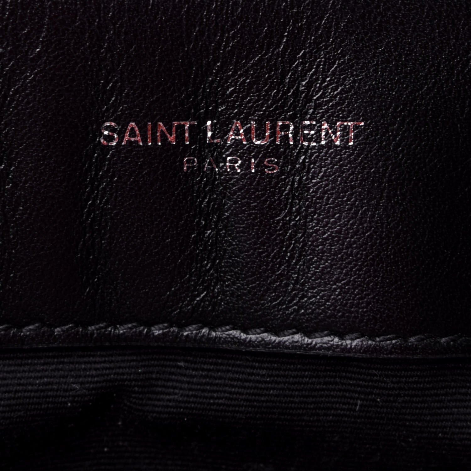 Saint Laurent Calfskin Y Quilted Monogram Medium Loulou Chain Satchel Black 7 of 11