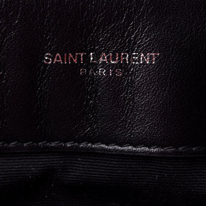 Saint Laurent Calfskin Y Quilted Monogram Medium Loulou Chain Satchel Black 7 of 11