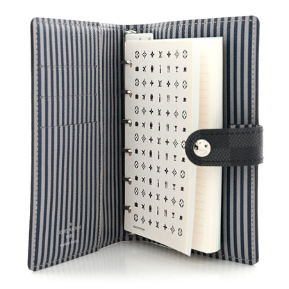 Louis Vuitton Damier Graphite Trunks and Locks Small Ring Agenda Cover 5 of 7
