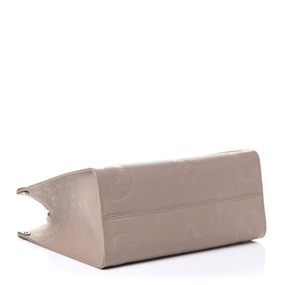 Louis Vuitton Empreinte Monogram Giant Onthego MM Tourterelle 6 of 8