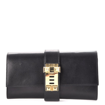 Hermes Box Medor 23 Clutch Black 1 of 17