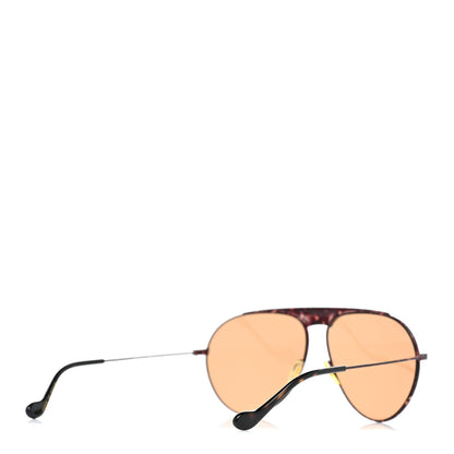 Gucci Metal Aviator Frame Sunglasses GG0908S Tortoise 4 of 8