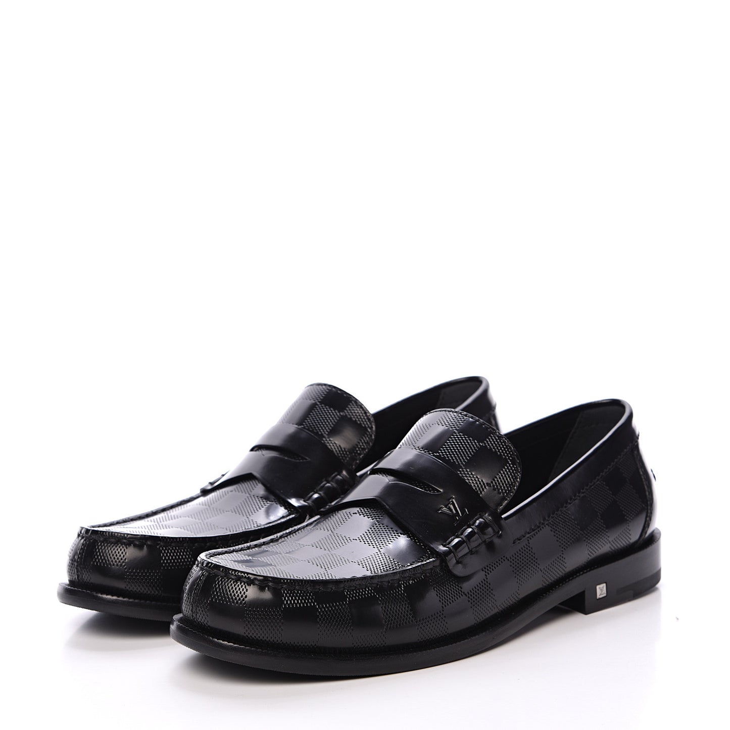 Damier Infini Graduation Loafers 6.5 Black