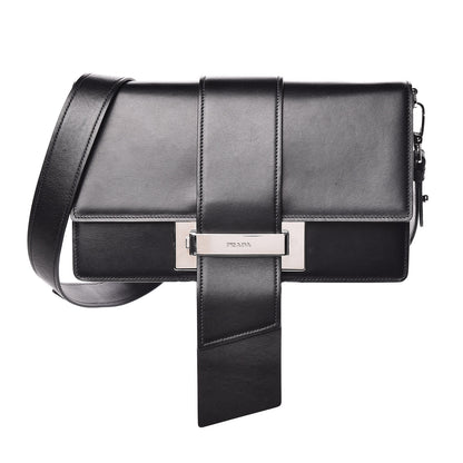 Prada City Calfskin Ribbon Bag Black 1 of 12
