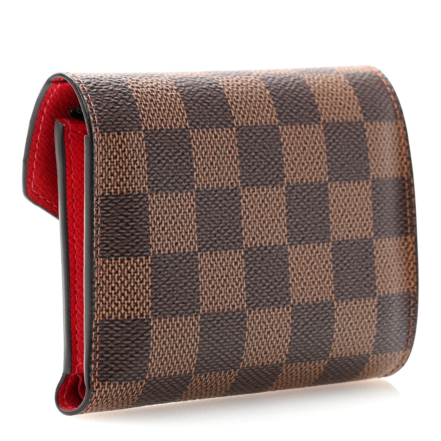 Damier Ebene Victorine Wallet Cherry