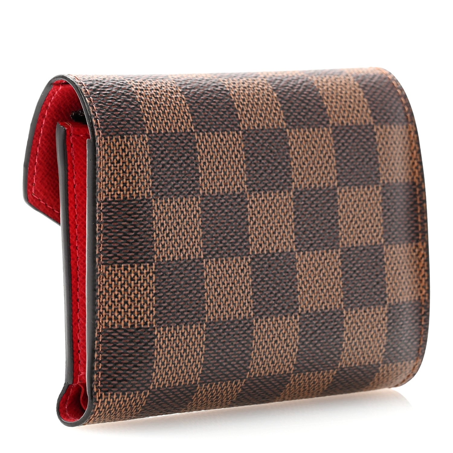 Louis Vuitton Damier Ebene Victorine Wallet Cherry 3 of 7
