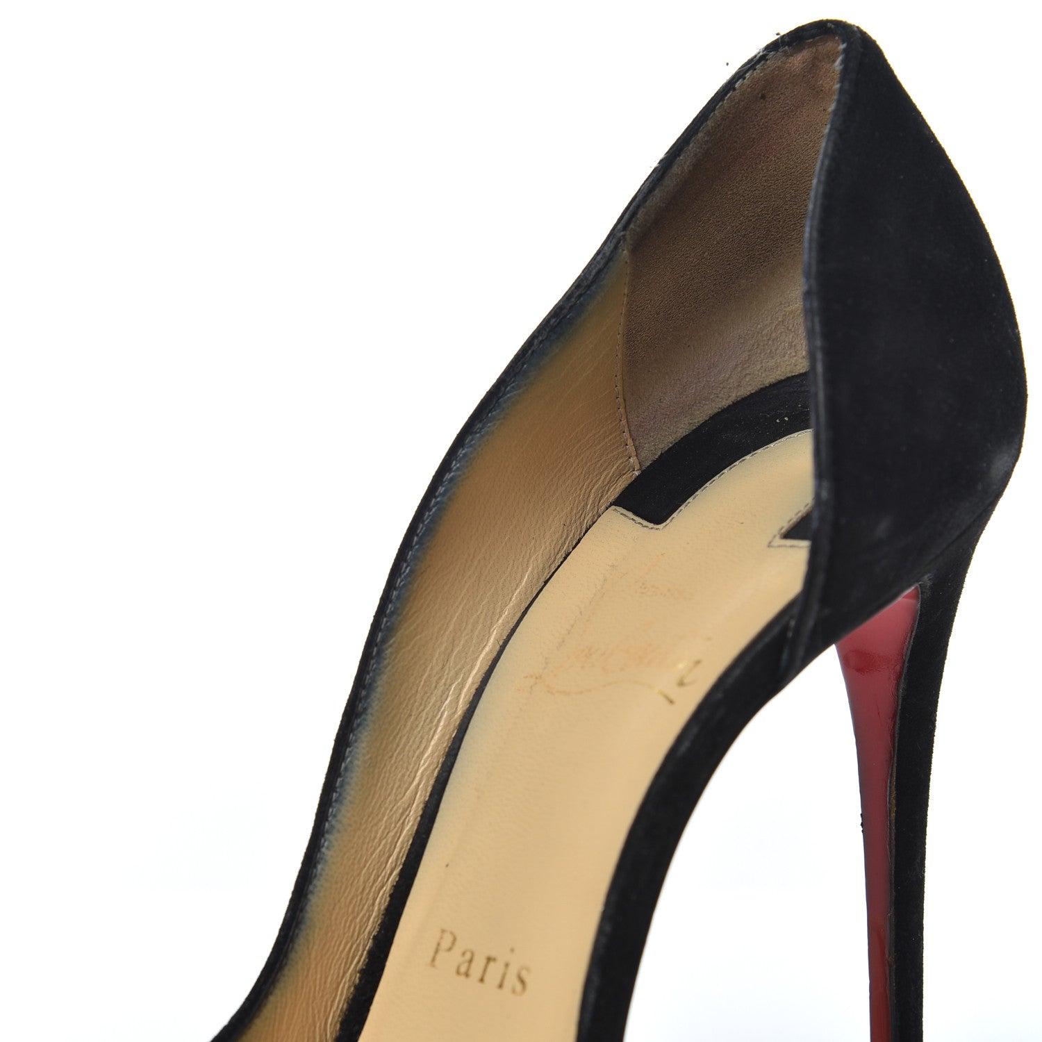 Christian Louboutin Veau Velours Iriza 100 Pumps 38 Black 22 of 22