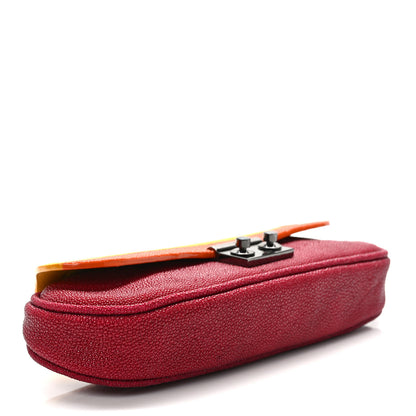 Louis Vuitton Galuchat Maestria Clutch Fuchsia 4 of 7