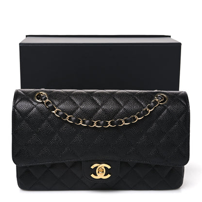 Chanel Caviar Quilted Medium Double Flap Black 10 of 10