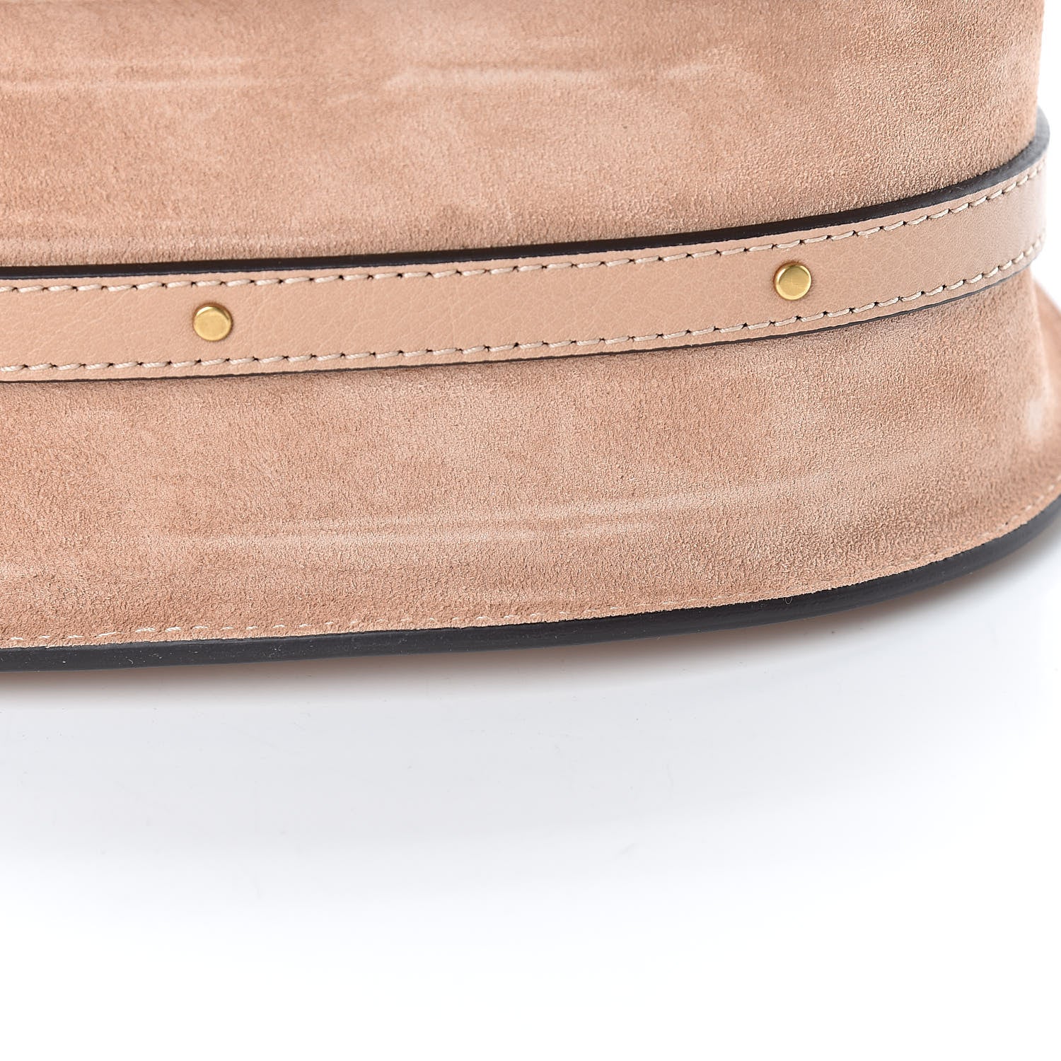 Chloe Calfskin Suede Medium Nile Bracelet Bag Biscotti Beige 11 of 12
