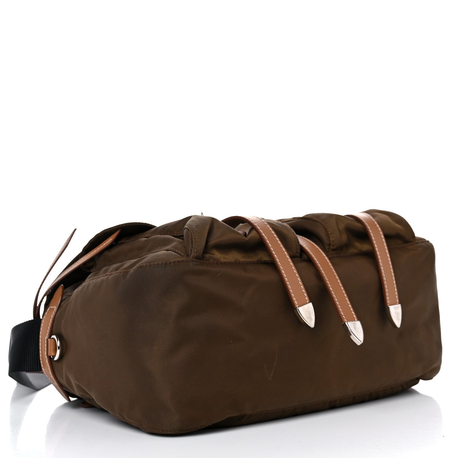 Prada Tessuto Nylon Messenger Bag Bruciato 4 of 12