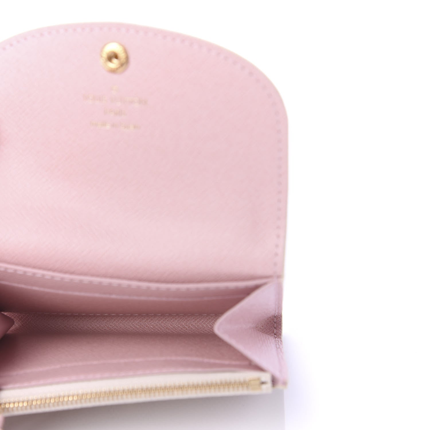 Louis Vuitton Damier Azur Rosalie Coin Purse Rose Ballerine 5 of 10