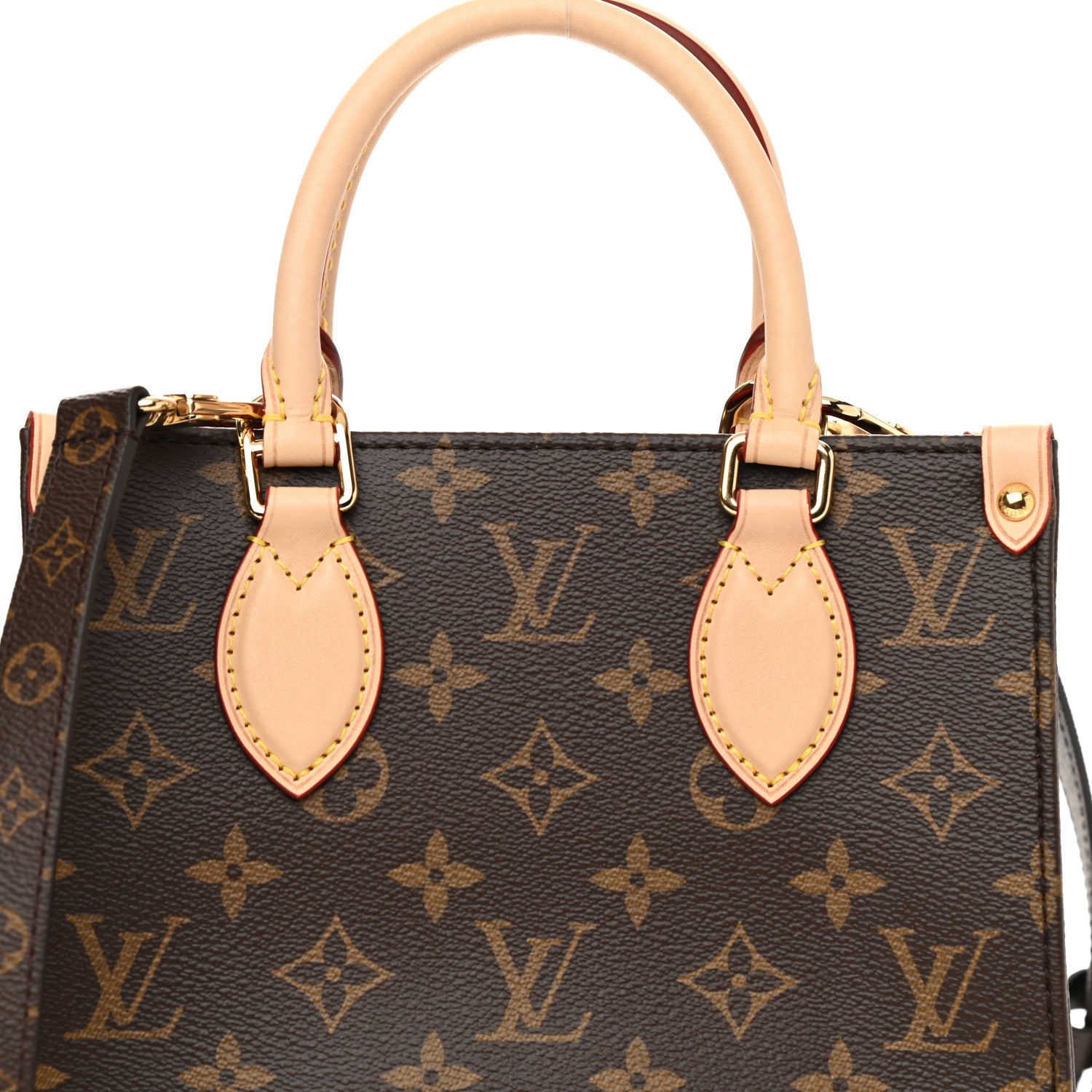 Louis Vuitton Monogram Sac Plat BB 7 of 10
