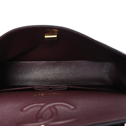 Chanel Lambskin Quilted Medium Double Flap Black 5 of 10