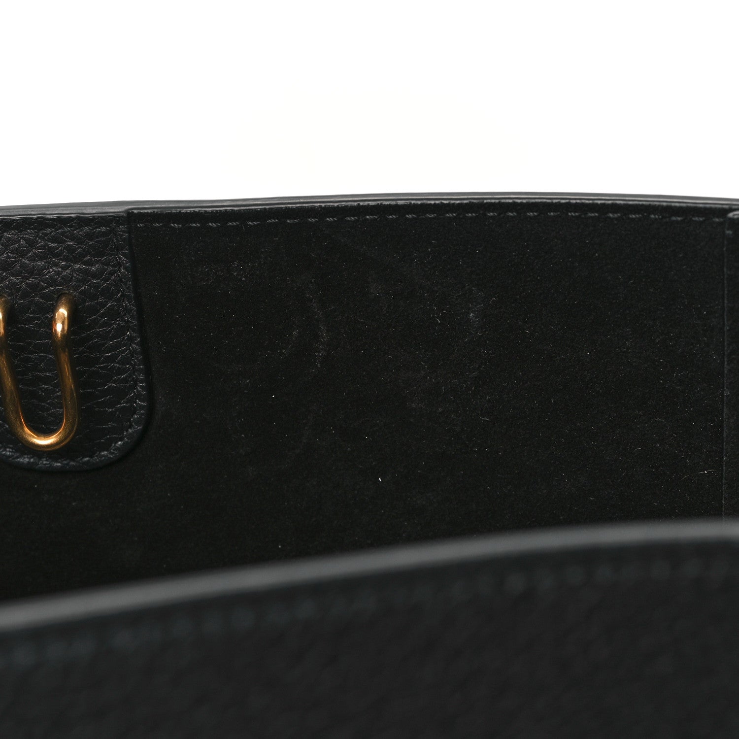 Celine Soft Grained Calfskin Sangle Bucket Bag Black 10 of 11