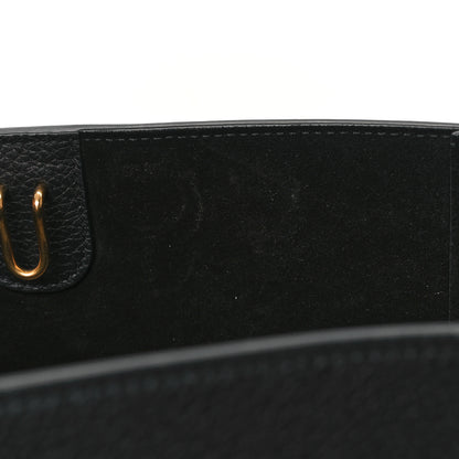 Celine Soft Grained Calfskin Sangle Bucket Bag Black 10 of 11
