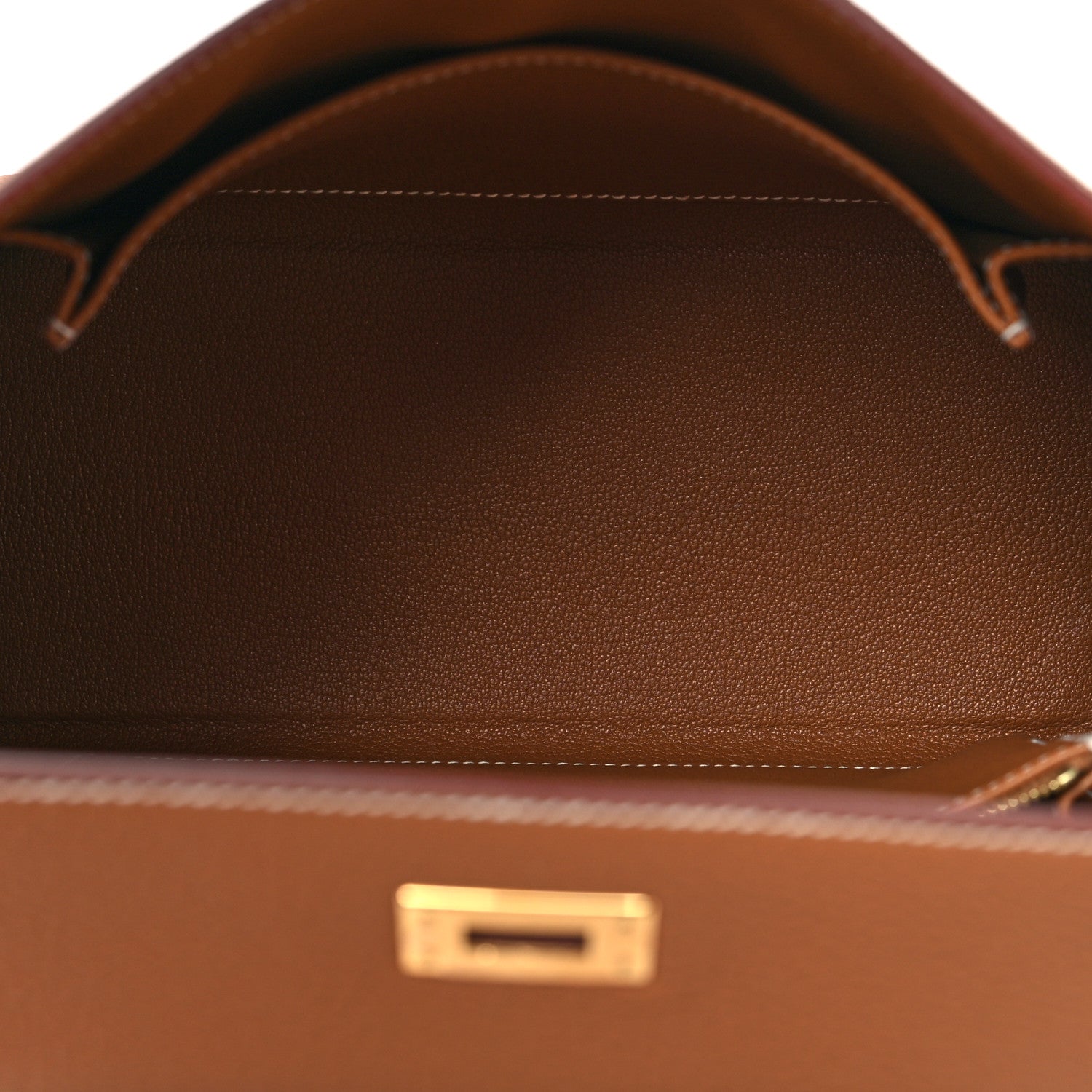 Hermes Togo Kelly Retourne 25 Gold 5 of 12