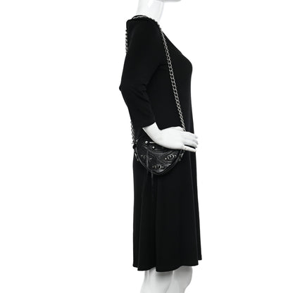 Balenciaga Agneau Arena Mini Le Cagole Heart Bag Black 2 of 11