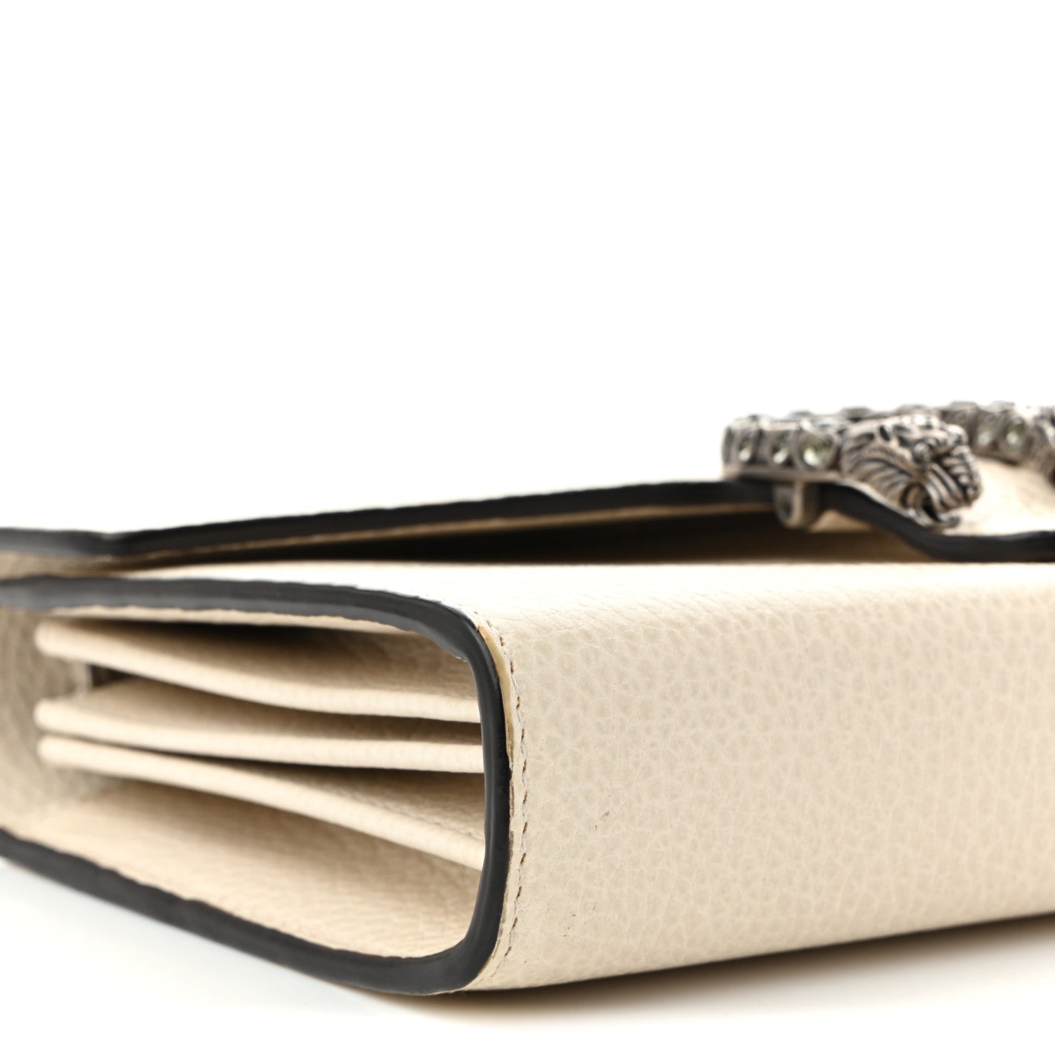 Gucci Dollar Calfskin Mini Dionysus Chain Wallet Mystic White 9 of 11