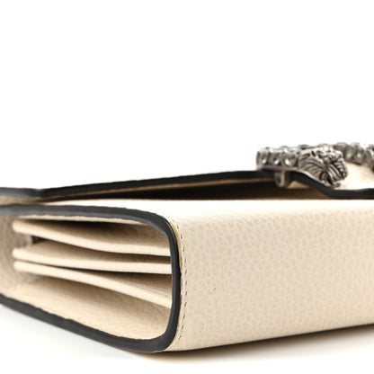 Gucci Dollar Calfskin Mini Dionysus Chain Wallet Mystic White 9 of 11