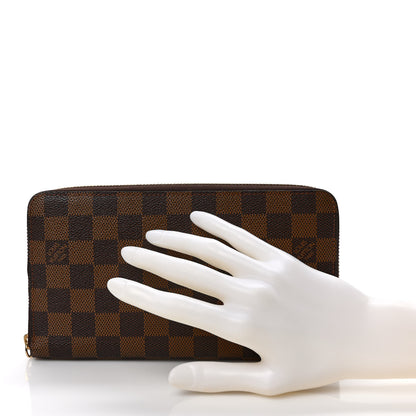Louis Vuitton Damier Ebene Zippy Organizer Wallet 2 of 8
