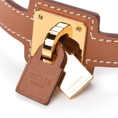 Hermes Swift O'Kelly Double Tour Bracelet T2 Gold 8 of 10