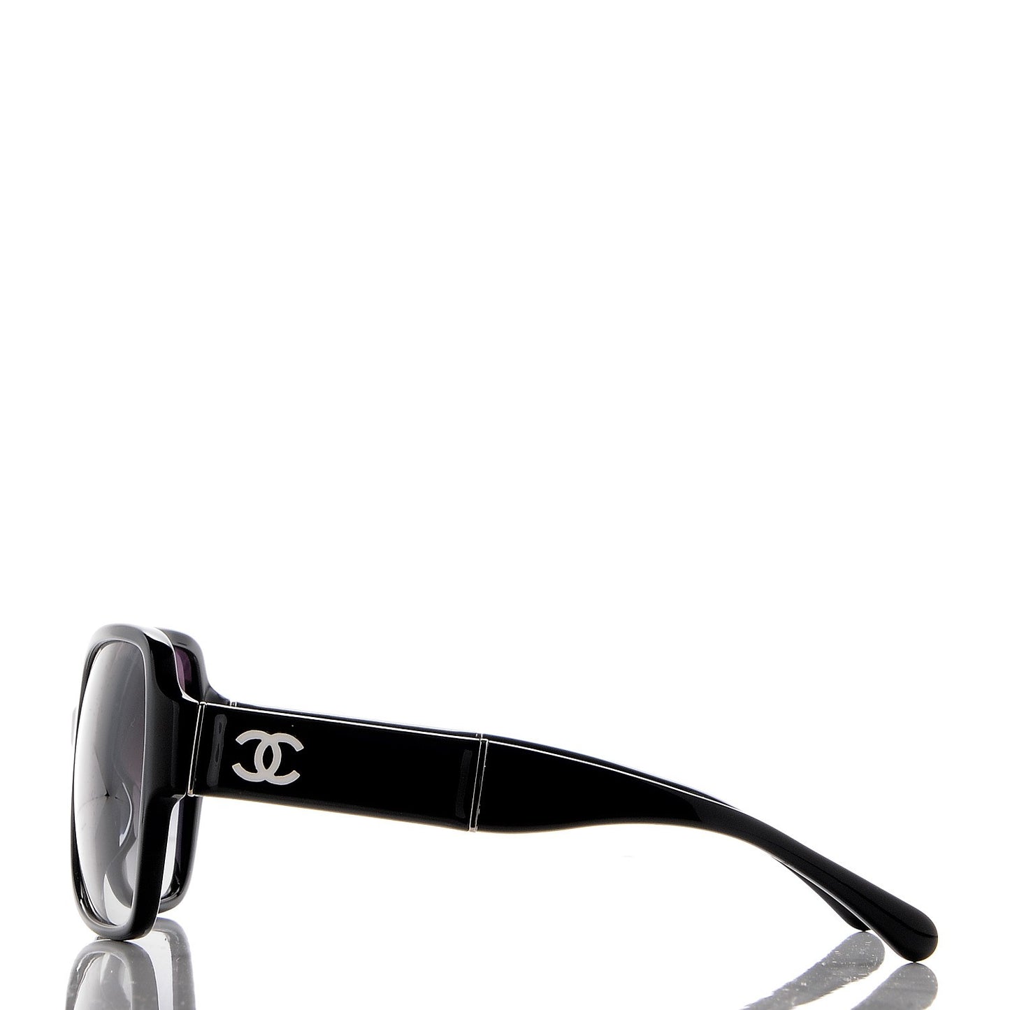 Acetate Square Summer CC Sunglasses 5230-Q-A Black