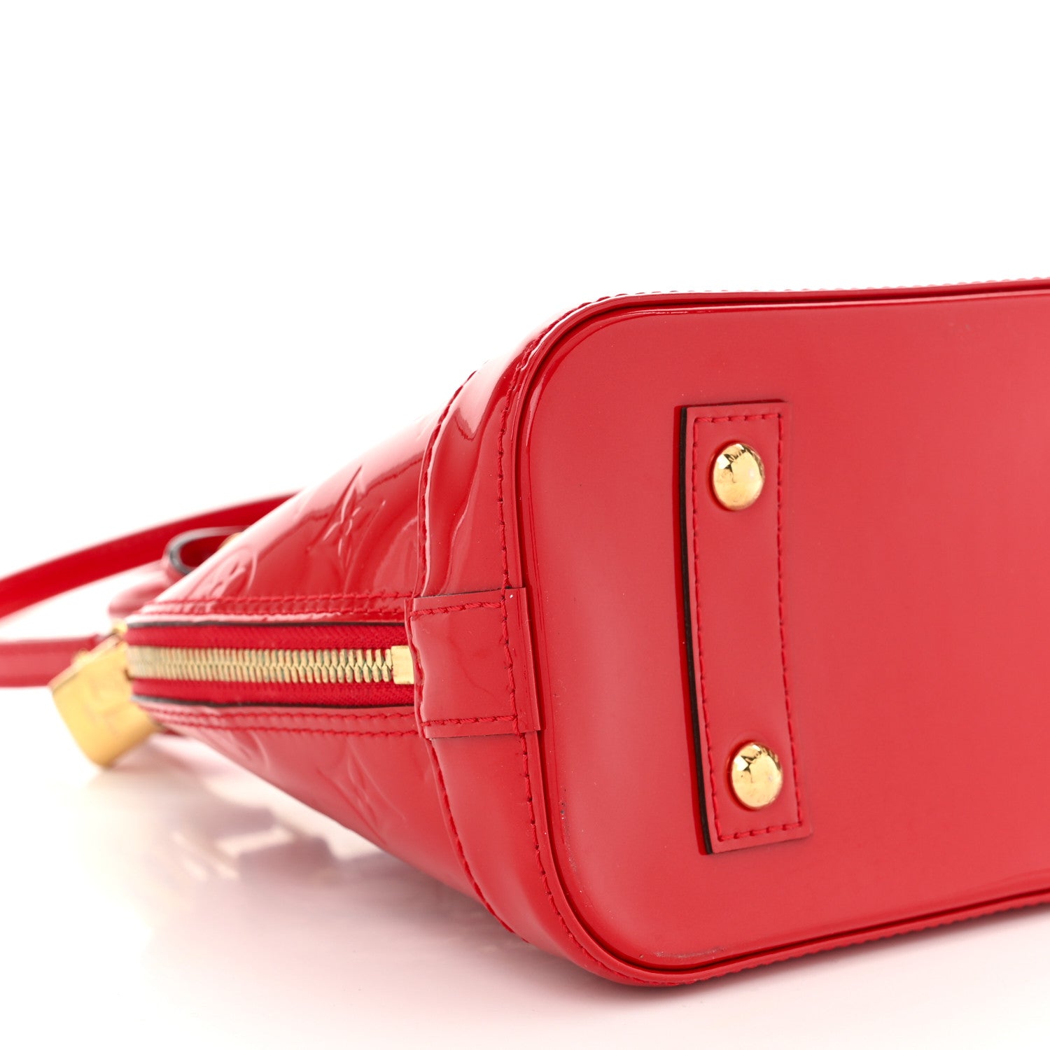Louis Vuitton Vernis Alma BB Cherry 9 of 10