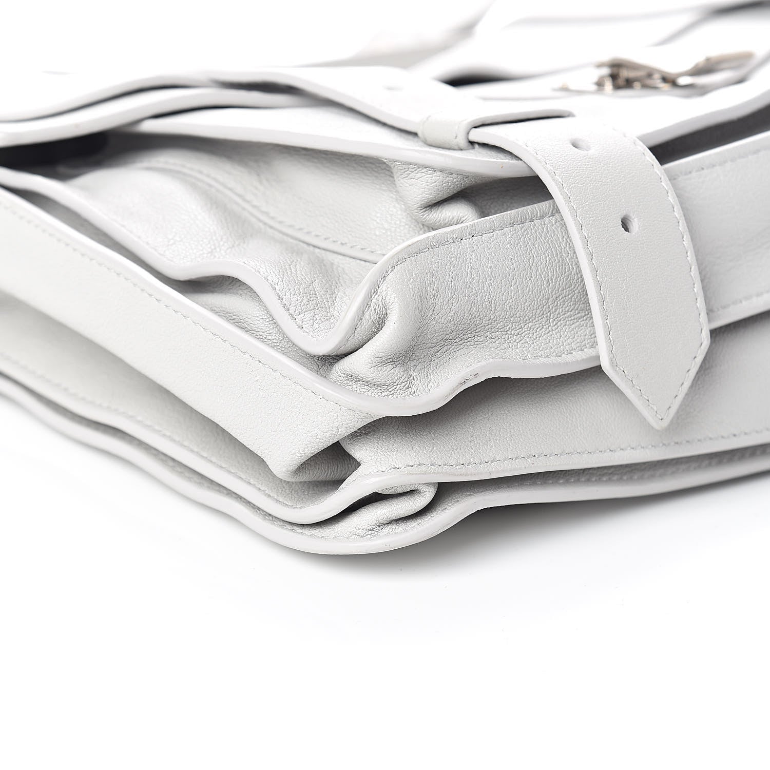 Proenza Schouler Lambskin Medium PS1 Satchel Pale Steel 7 of 8