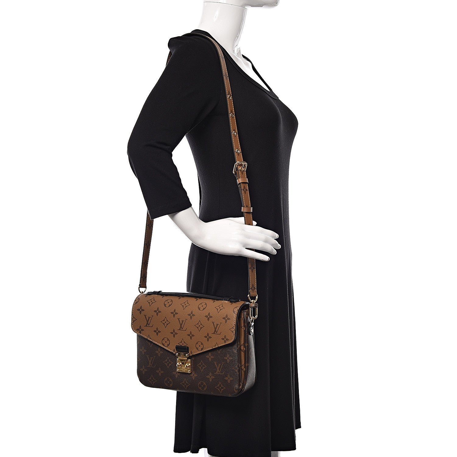 Louis Vuitton Reverse Monogram Pochette Metis 2 of 10