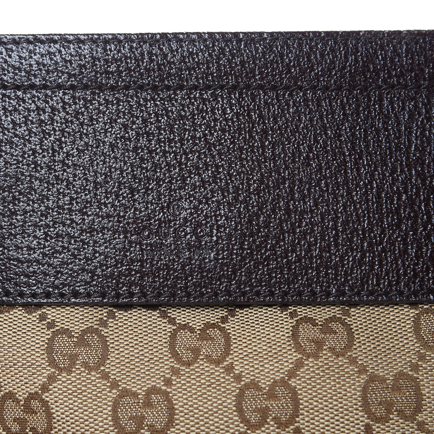 Gucci Monogram Web Belt Bag Dark Brown 8 of 9