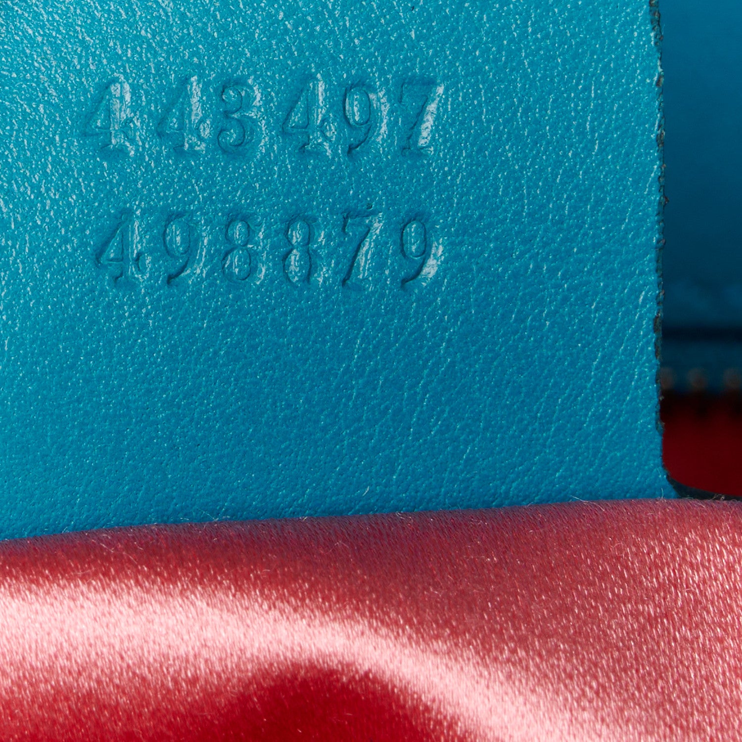Gucci Velvet Matelasse Small GG Marmont Shoulder Bag Pavone Cyan 6 of 10