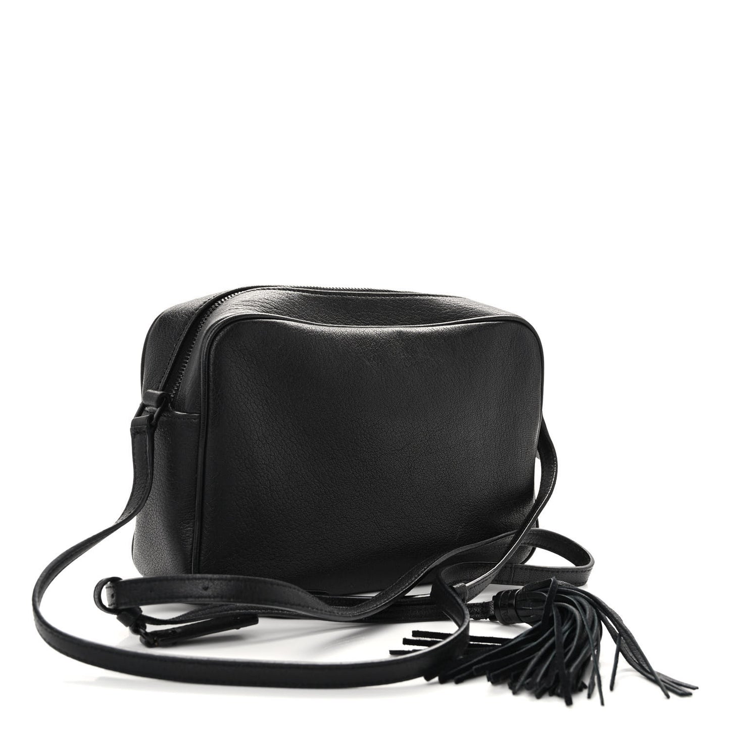 Lambskin Monogram Small Lou Camera Bag Black