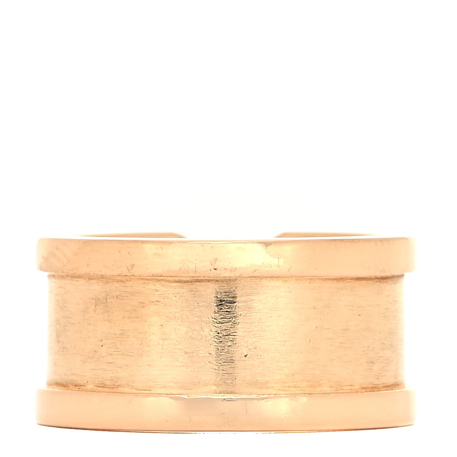 Cartier 18K Yellow Gold 10mm Logo De Cartier Ring 51 5.75 3 of 4